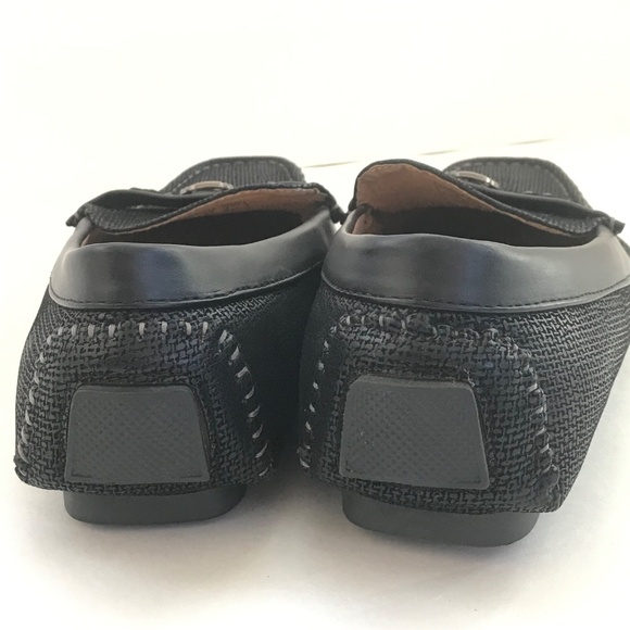 PHAT FARM Classic Driving Loafers Slip On Comfort Shoes Black Men’s Size 10 Wide - Picture 8 of 16